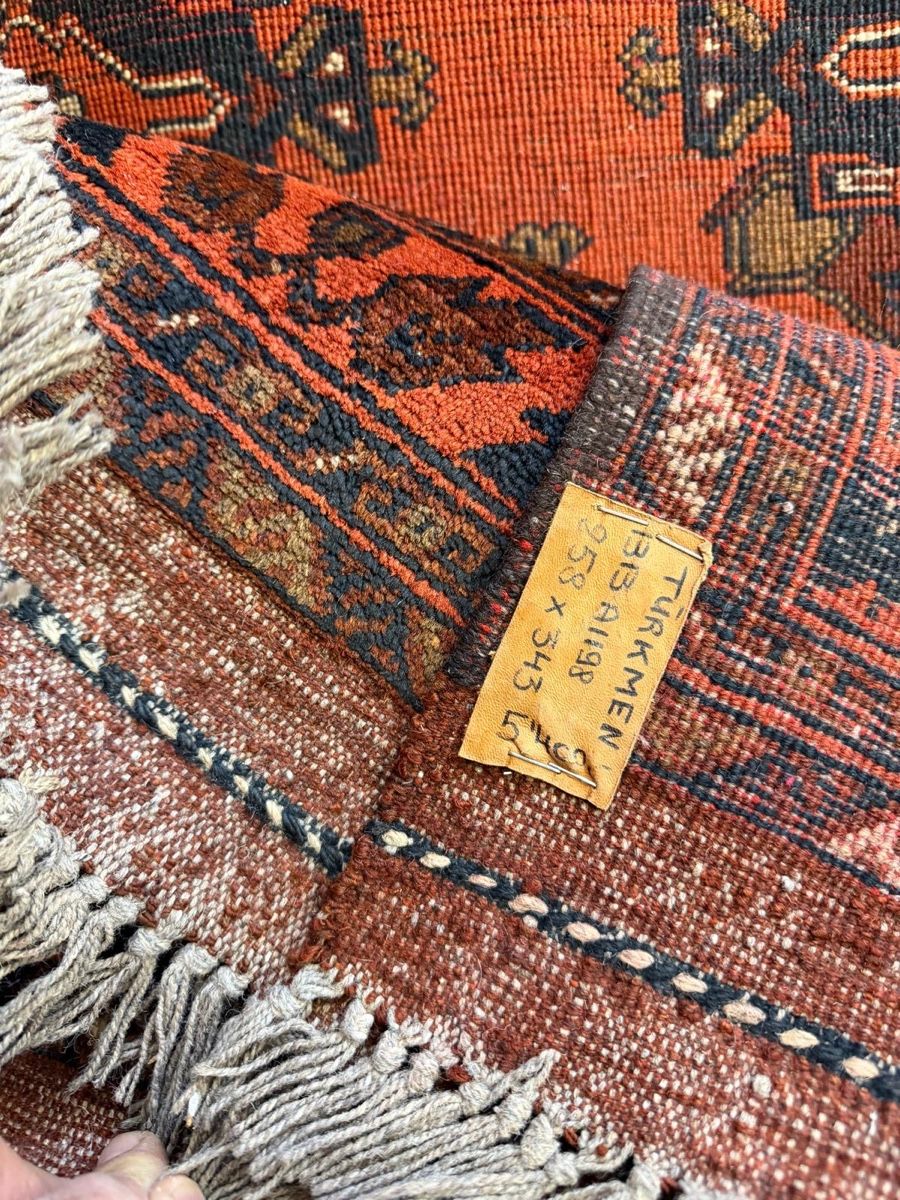 Tapis: Teppich Turkmen Orange-Braun – Neuf (Voir description) à Liestal par galerie_nategh 8