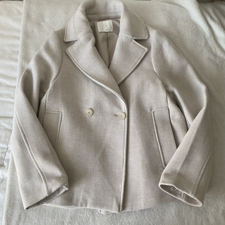Peacoat Beige H&M Trench Winter Jacke