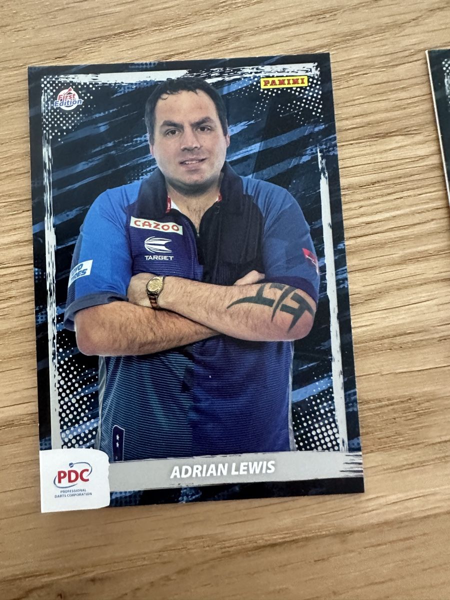 Panini Carte collezionabili: Adrian Lewis Sammelkarten PDC – Nuovo (secondo la descrizione) da Sempach venduto da soj_rk95