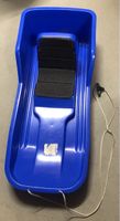 Blauer Kinderschlitten, gut erhalten - Winterspass pur!