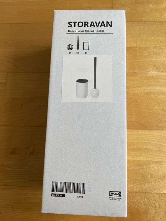STORAVAN Toilet brush, white/black IKEA (Neu und originalverpackt) in ...