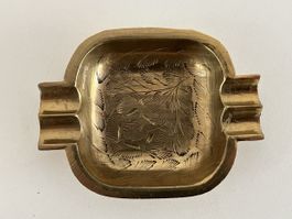 Vintage Ascher aus Messing 
