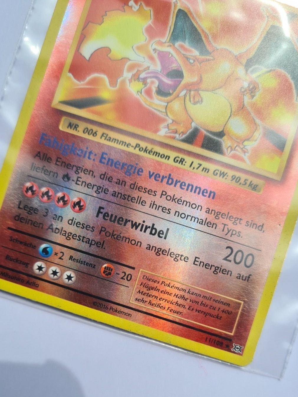 Pokémon Carte collezionabili: Pokemon, Glurak 11/108, Holo Edition, 2016 – Nuovo (secondo la descrizione) da Winkel venduto da Heuresis 4