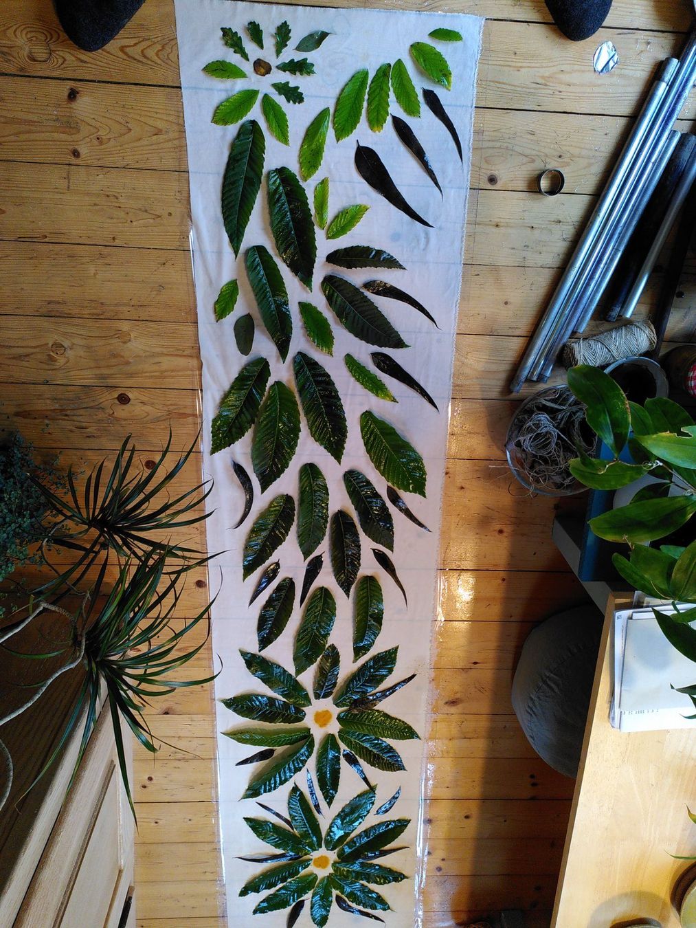 Foulard & Sciarpe: Foulard in seta tecnica ecoprint – Nuovo (secondo la descrizione) da Comano venduto da Maura 6