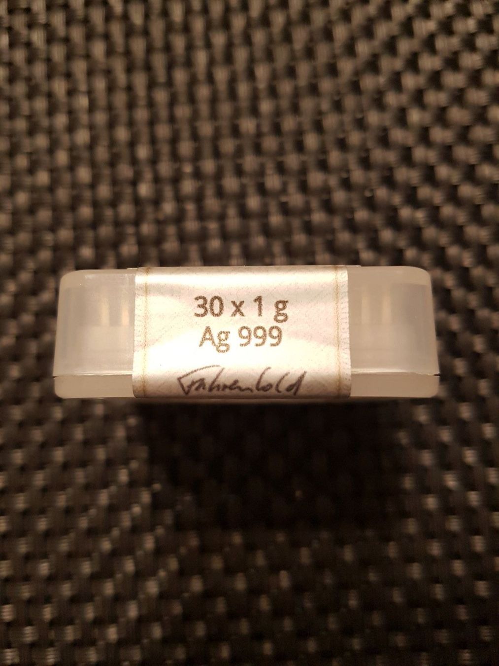 Metalli preziosi: Geiger Silberbarren 30x1 gr – Nuovo e nell'imballaggio originale da Tenero venduto da Poker80