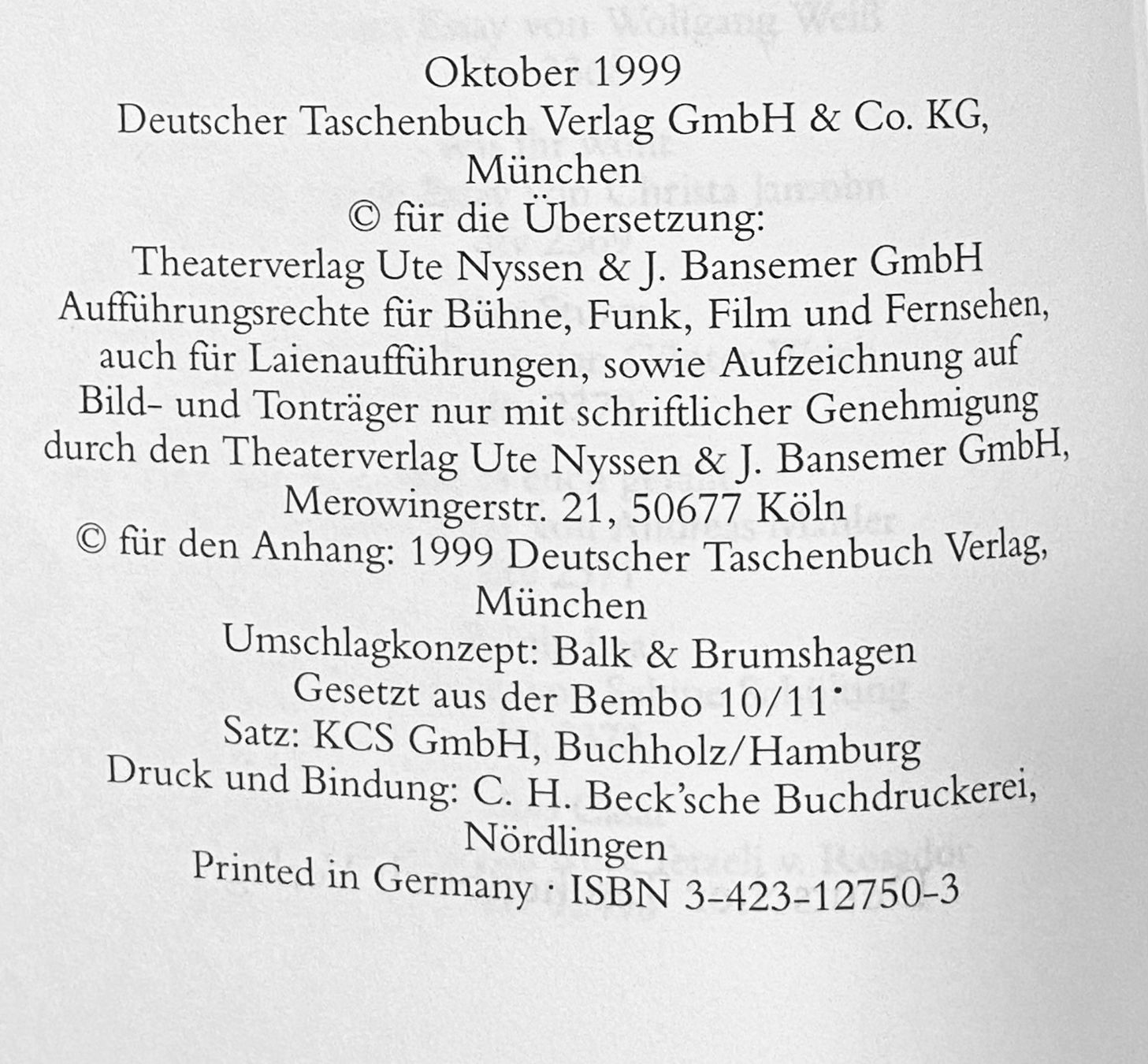 Libri: Die Wiederspenstigen Zähmung / Shakespeare – Usato da Zuerich venduto da SonderArt-Wertgut 2