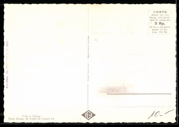 Cartoline postali: AK Unterterzen am Wallensee, Ortspartie – Usato da Berlin venduto da bartko-reher 1