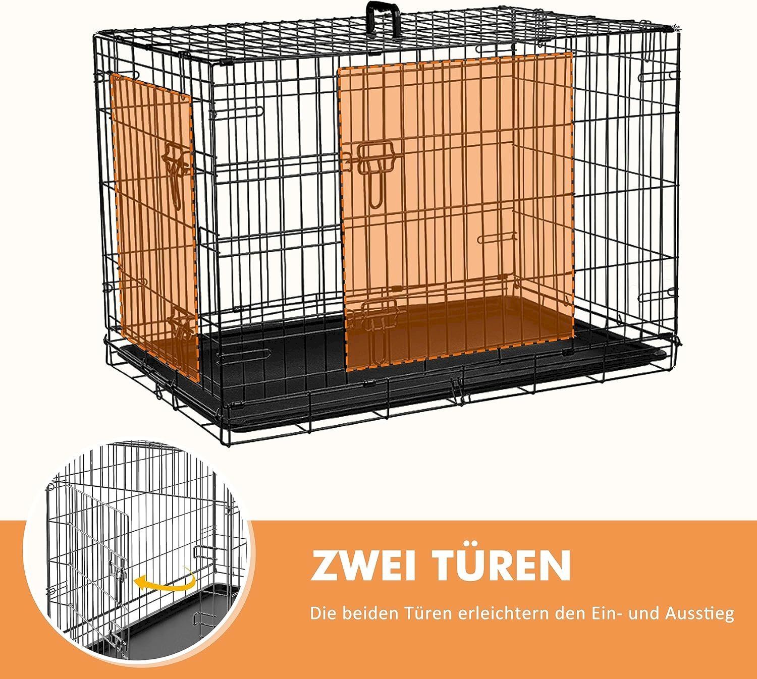 Gabbie, trasporto & Sicurezza: Ribelli Hundetransportbox 91x64x58cm – Nuovo e nell'imballaggio originale da Bottighofen venduto da zaap 3