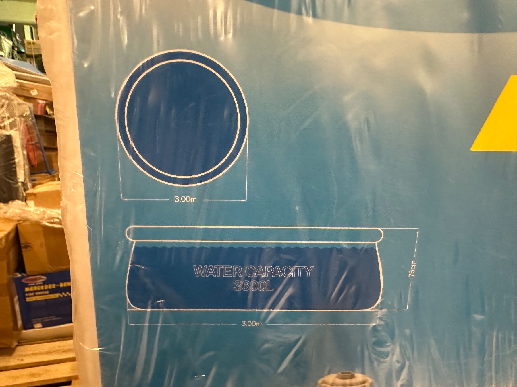 Piscine: neuer Pool 300x76cm – Nuovo e nell'imballaggio originale da Necker venduto da liq24 4