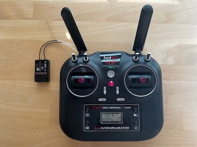Telecomando: Hot RC HT-8A Fernsteuerung – Nuovo e nell'imballaggio originale da Ascona venduto da Patepet