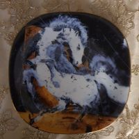 HANS ERNI "PFERD BLAU" ROSENTHAL PORZZELAN