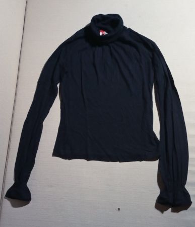 Y2K Miss Sixty Rollkragen Langarmshirt Wolle XS NP 139.-