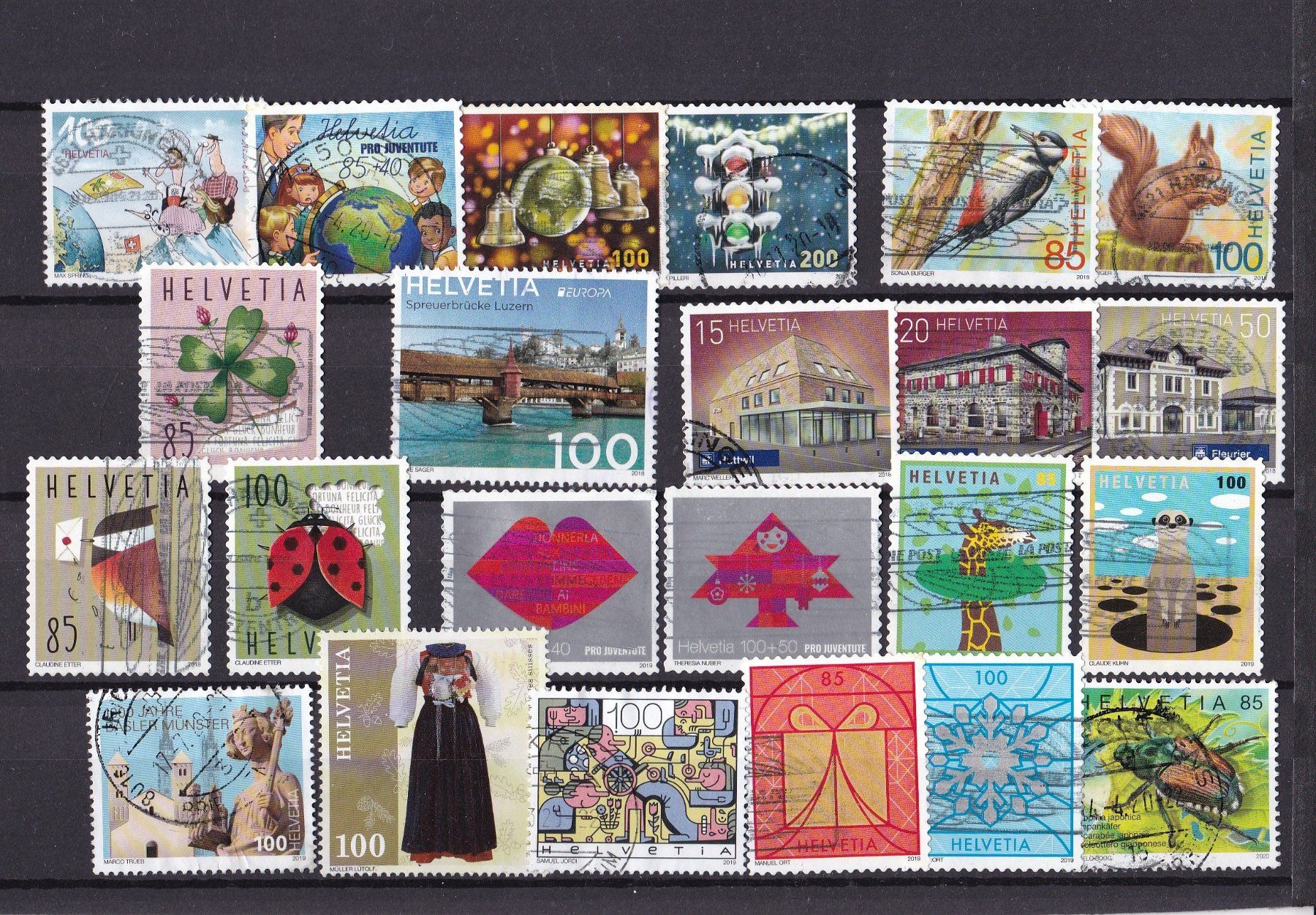 Alle Briefmarken: CH Briefmarken Lot ab 2014 – Gebraucht aus Münchwilen AG von Nesar 2