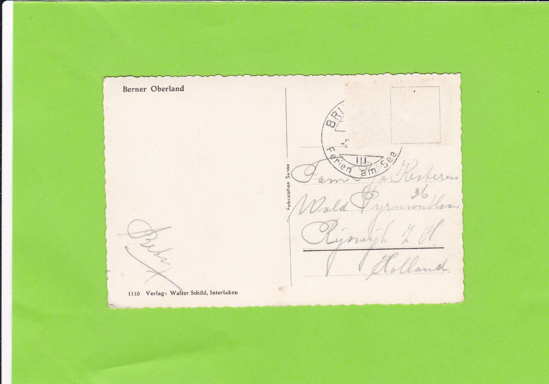 Cartoline postali: Thunersee-Panorama – Usato da St. Peterzell venduto da neckertal 1