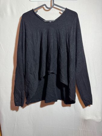 Schwarzer Pullover ca. Gr. XXL