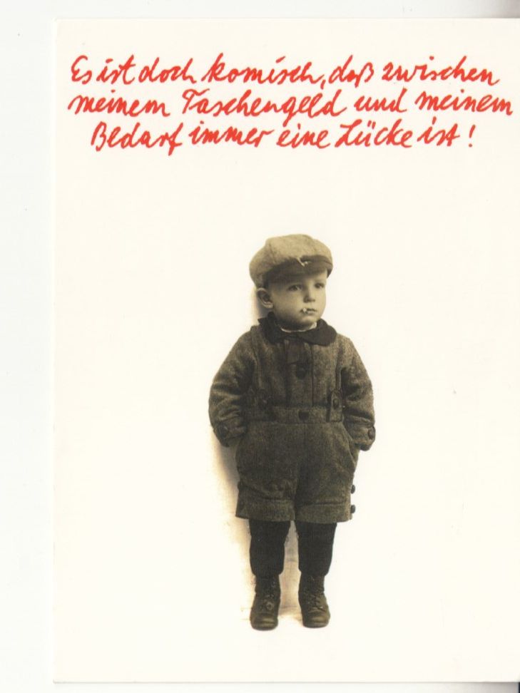 Cartoline postali: Humorkarte Taschengeld 2001 – Usato da Bürglen TG venduto da StampGraf