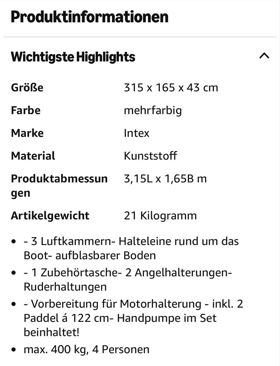 Barche: Intex Gummischlauchboot – Usato da Ried (Frutigen) venduto da sosonsa 4