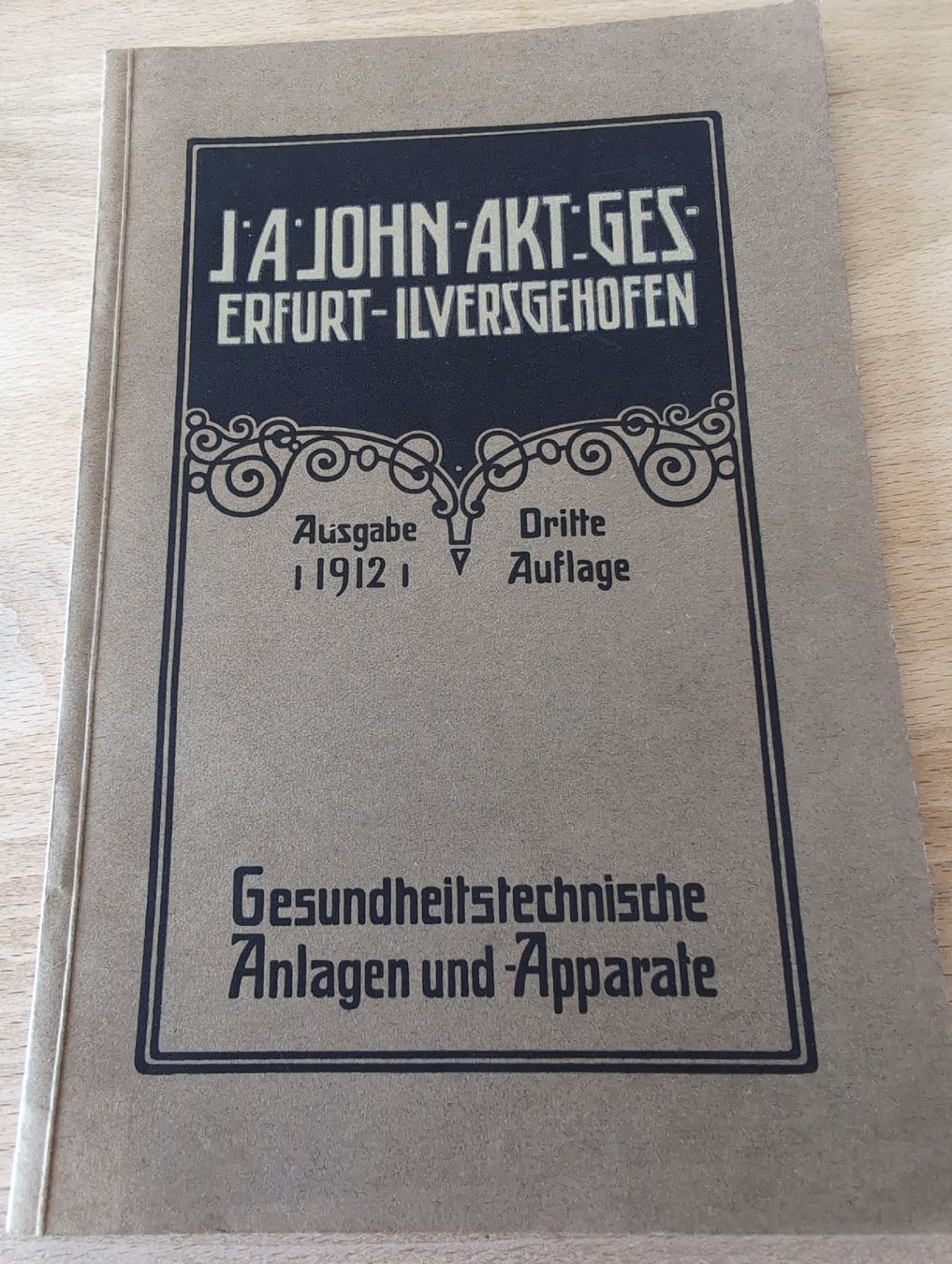 Documenti: John AG Gesundheitstechn. Apparate 1912 – Usato da Aeugst am Albis venduto da Andyw
