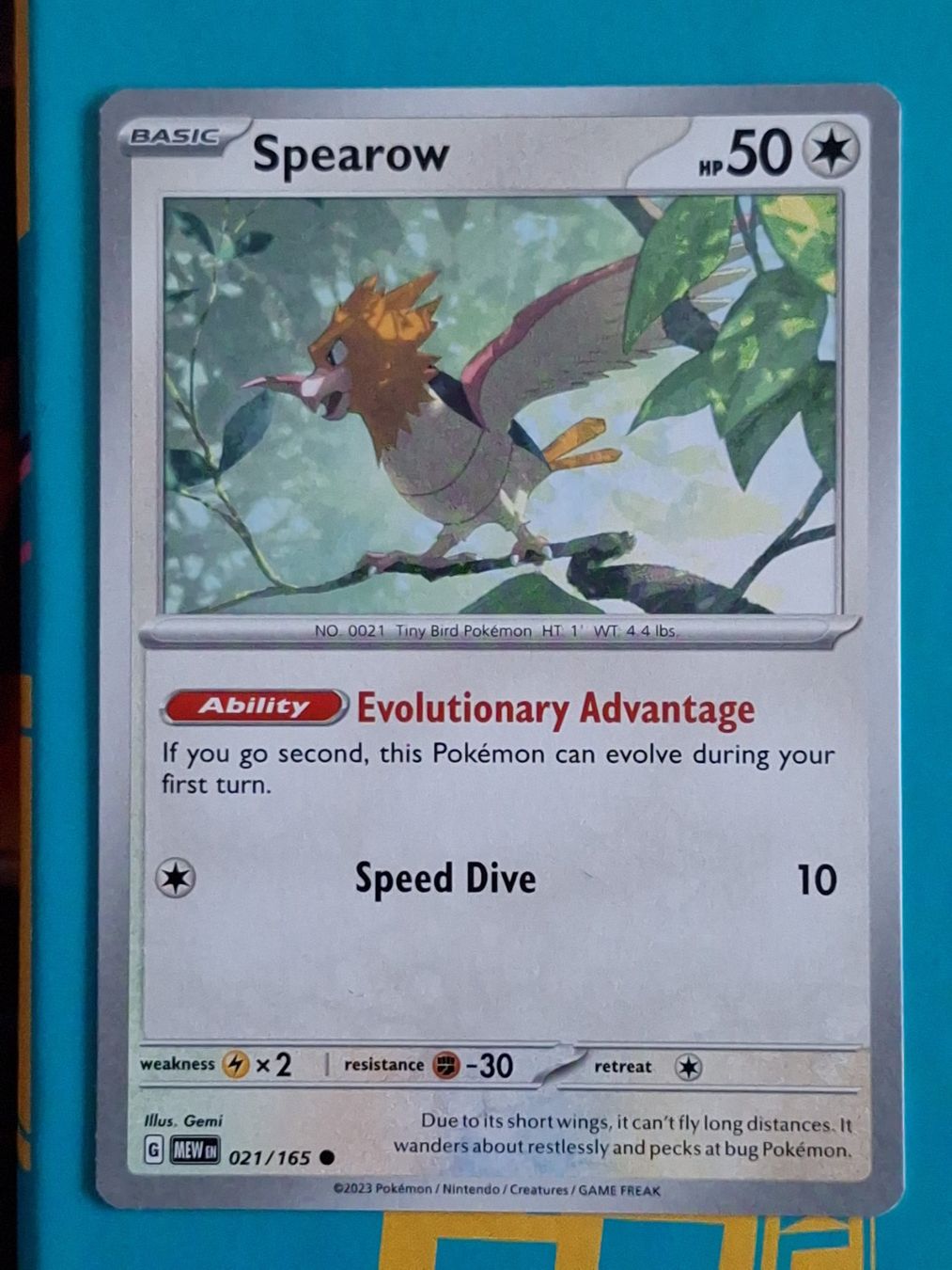 Pokémon Cartes à collectionner: Spearow Habitak - Pokemon Mew 151 – D'occasion à Altstätten SG par GGsGameshop