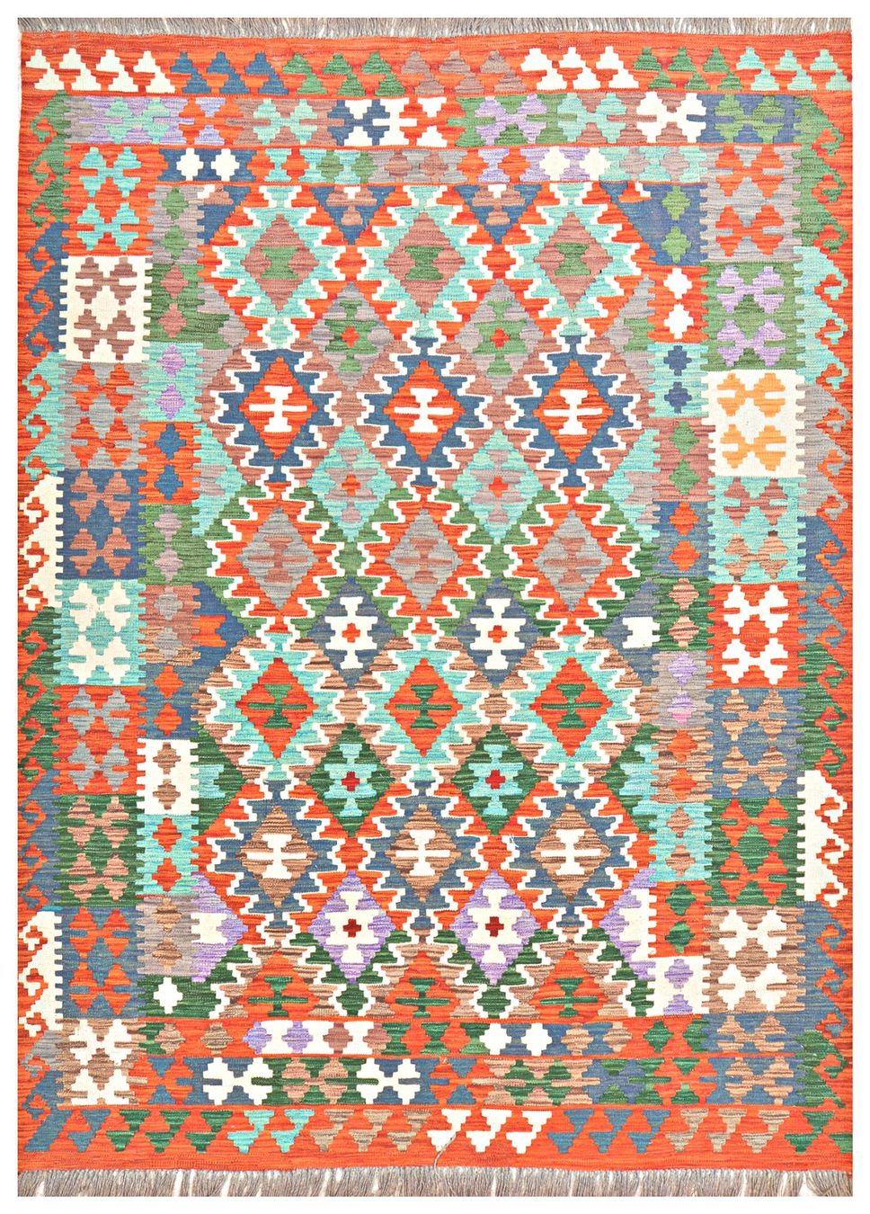 Kelim Tappeti: Oriente Kelim Teppich 170x240 Cm – Nuovo e nell'imballaggio originale da Lahore venduto da Fairways79 1
