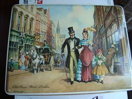Ancienne boîte à biscuits "Old Bond Street, London"