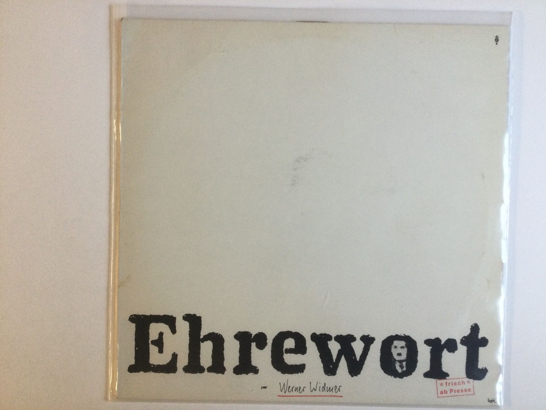 Dischi in vinile: Werner Widmer LP - Ehrewort – Usato da Gutenswil venduto da Hamzian