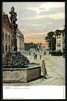 Bern, Kindlifresserbrunnen bei Abendstim