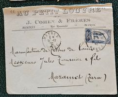 MAROC lettre MEKNÈS - Mazamet (Tarn), 1942