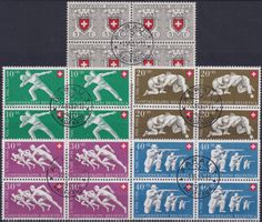 1950, Pro Patria B46-B50, Ersttags-Stempel AARAU, Kat: 350.-