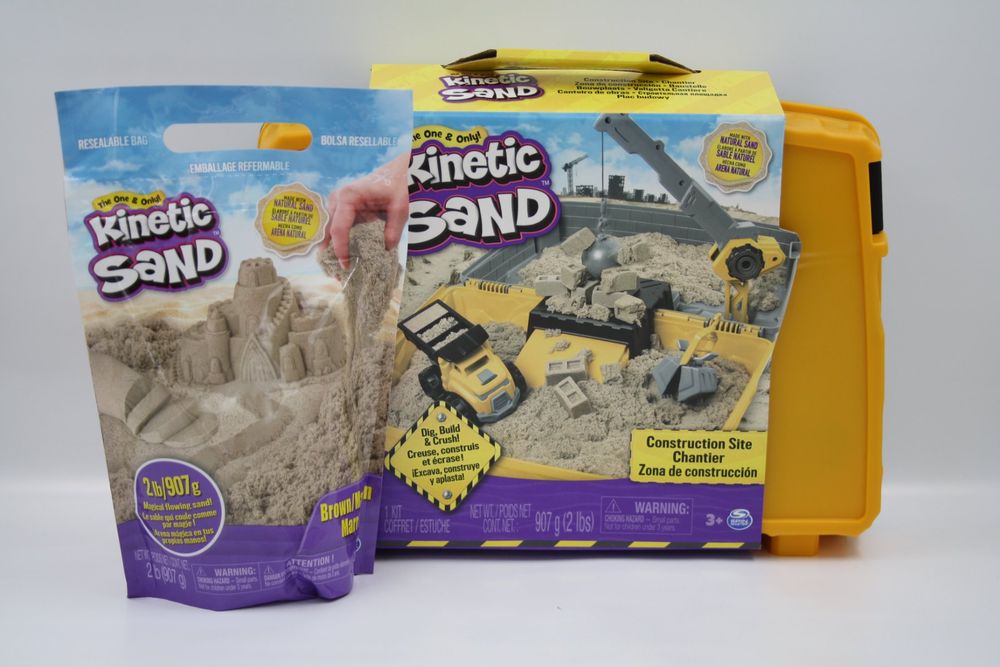 Kinetic Sand Baustellen Koffer