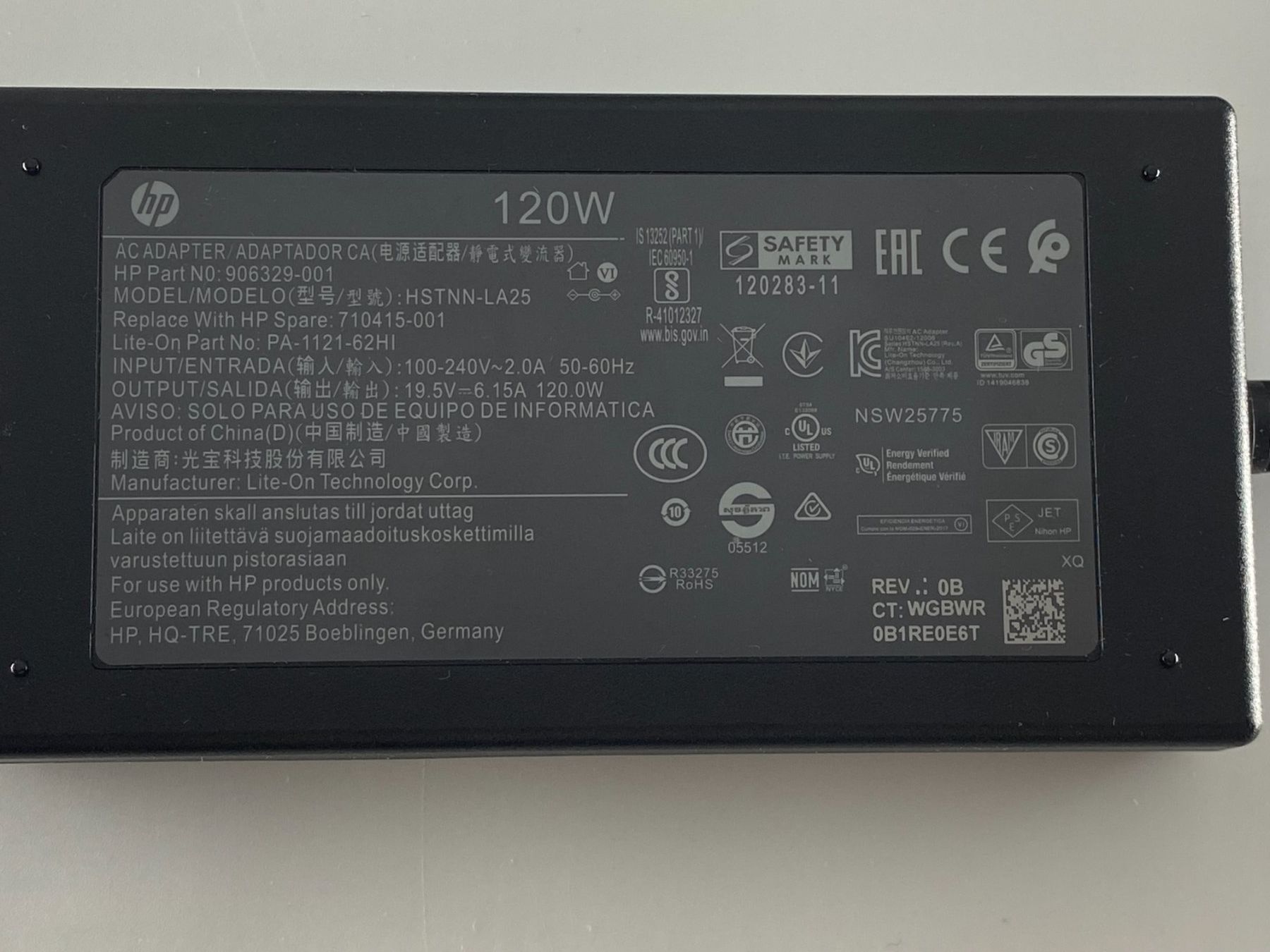 Hewlett Packard Docking station: HP Thunderbolt Dockingstation 120W G2 USB-C – Nuovo (secondo la descrizione) da Langwiesen venduto da Restposten-24 7