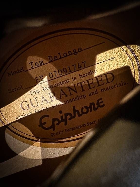 Epiphone Musikinstrumente: Epiphone  Tom Delonge signature  ES-333 – Gebraucht aus Montreux von Alligator-AMPS 4