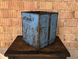 Antike Box Industrial Design Original Tolle, antike Box, aus