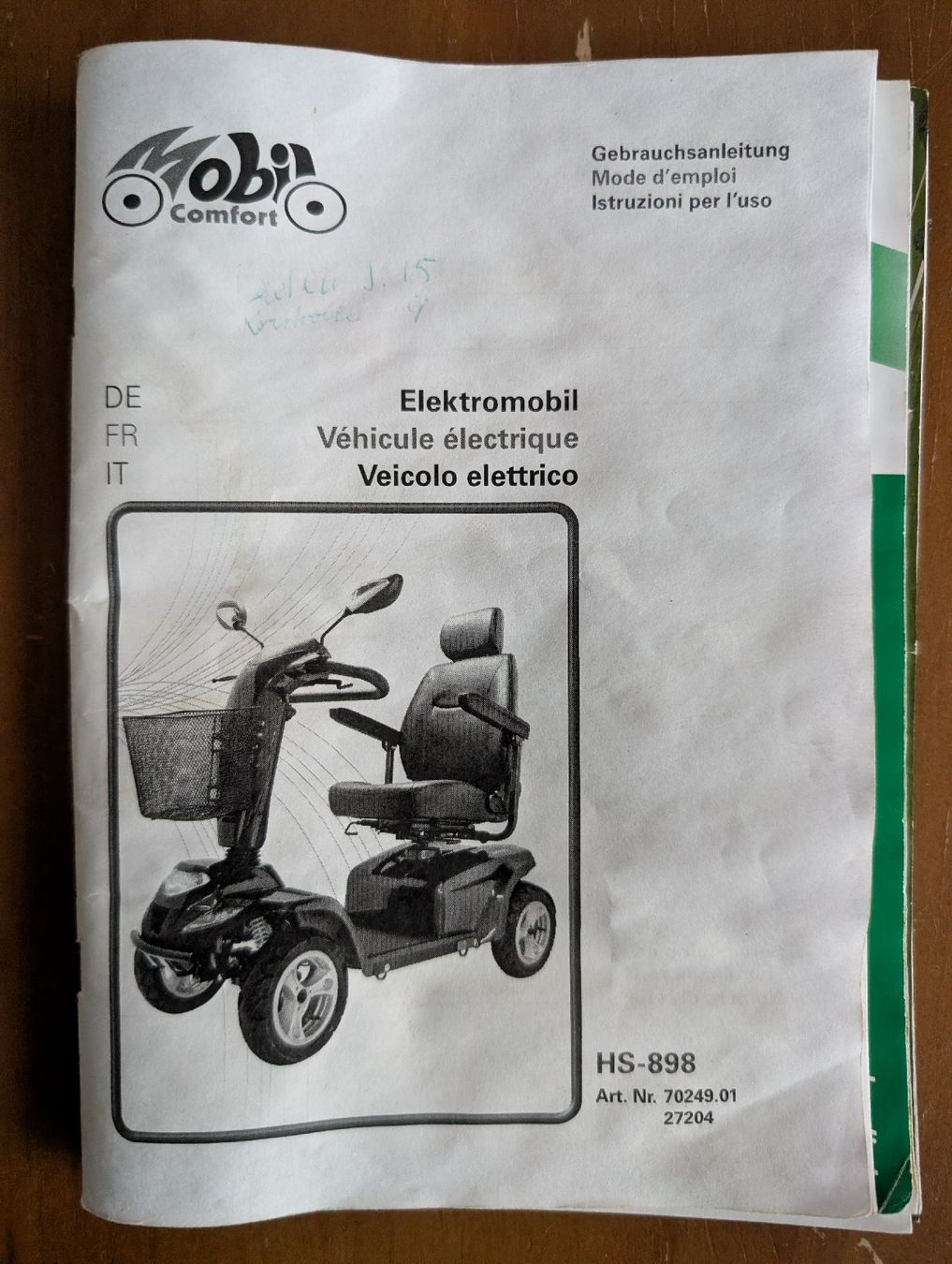 Veicoli elettrici: Elektromobil HS-898 – Usato da Dintikon venduto da Expandi 5