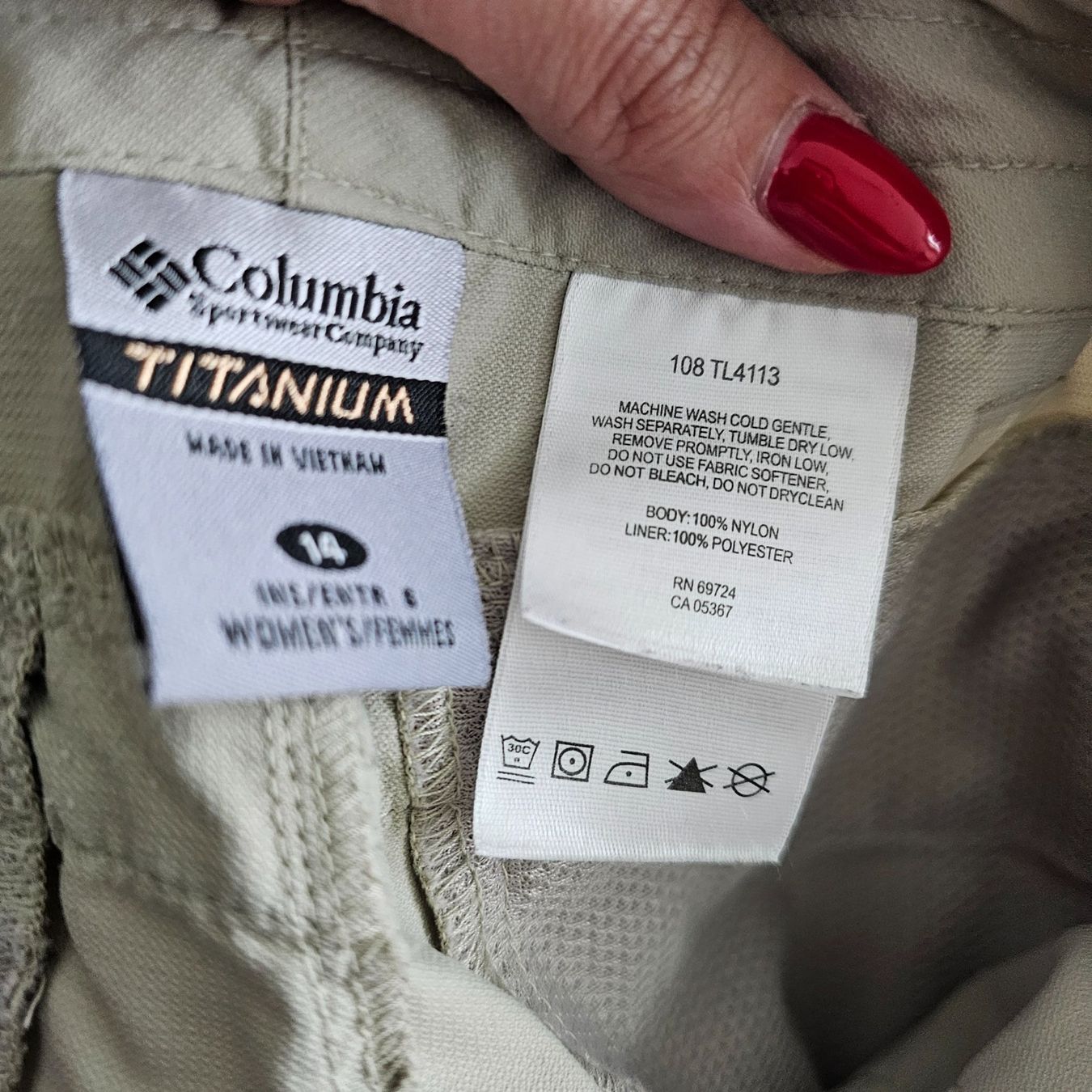 Columbia Pantaloni: *COLUMBIA TITANIUM* Damen Schorts gr.14 – Usato da Bronschhofen venduto da Xena37 6