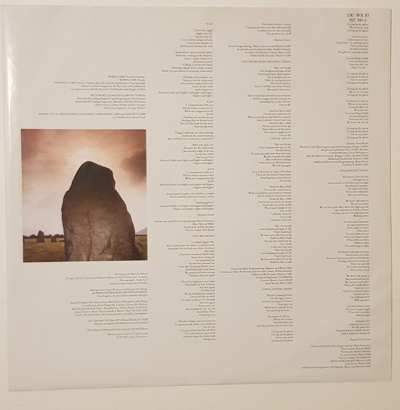 Dischi in vinile: BEE GEES E.S.P 1987 – Usato da Zürich venduto da Avd 3