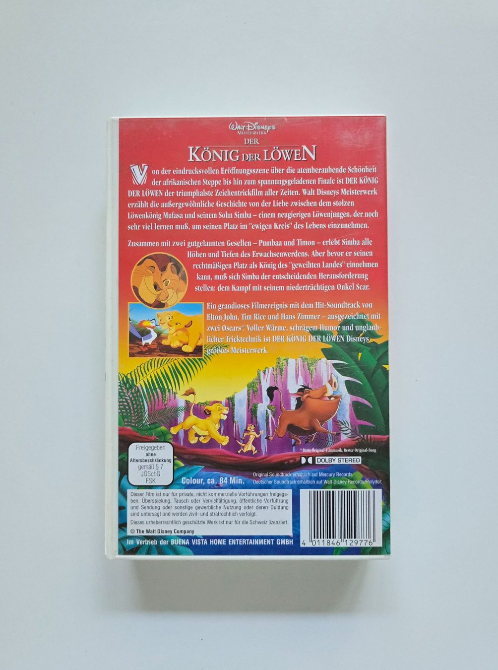 Alle VHS: VHS Wald Disney König der Löwen – Gebraucht aus Dättlikon von Wundertuete_ 1