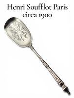 Cuillère à fruits argent 950 Henri Soufflot Paris circa 1900