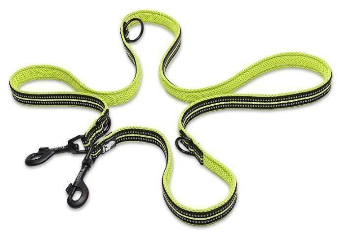 EzyDog Vario 6 Multifunktions-Hundeleine – 1,83 M, 6-in-1, Aus Robustem Nylon Mit Reflektoren