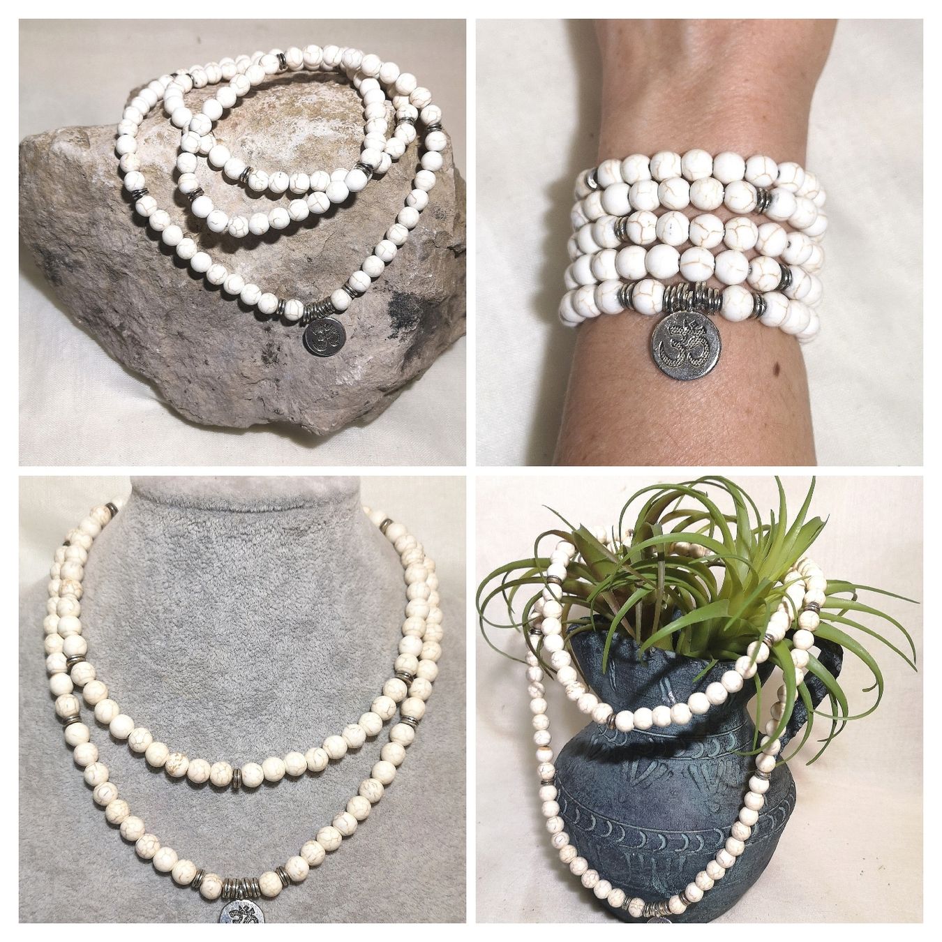 Bracciali & Braccialetti: 108 Mala Pulsera Perlen Armk. - Spendenaktion – Nuovo (secondo la descrizione) da Unterkulm venduto da Nachtigall