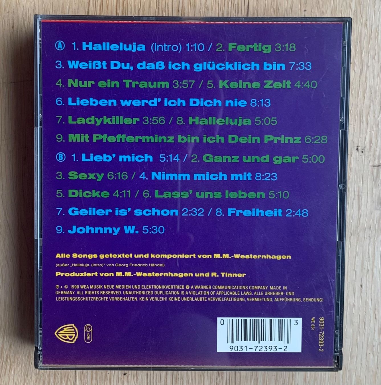 CD: Westernhagen Live Doppel CD – Usato da Zürich venduto da Fieber 3