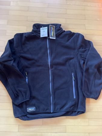 Wikland Fleece Jacke, Schwarz, Grösse L, Neu mit Etikett