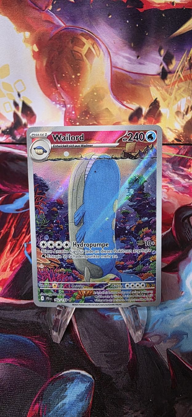 Pokémon Carte collezionabili: Wailord 162/159 Reisegefährten – Nuovo (secondo la descrizione) da Frutigen venduto da Sinnohan_Zorua