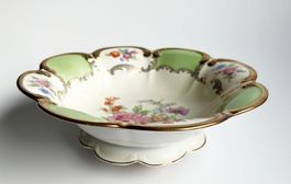 PRUNKTELLER mit BLUMENMOTIV*TIRSCHENREUT