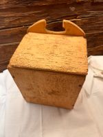 antike Holzbox mit Deckel / altholz