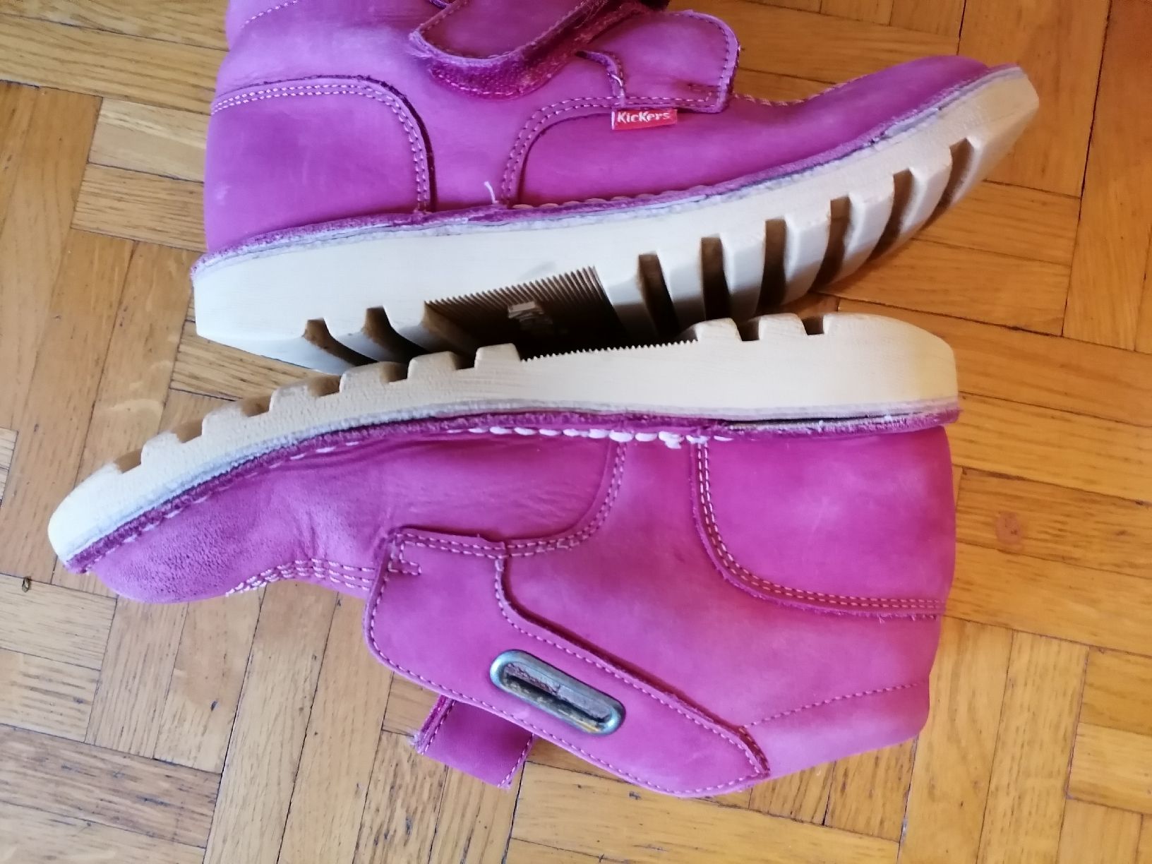 Kickers Scarpe per ragazze: Kickers rose cuir pointure 35 - 23cm – Usato da Le Mont-Pèlerin venduto da dundun1 8