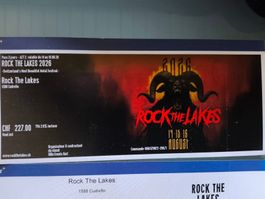Rock The Lakes 2026 Ticket mit Camping und Parkplatz