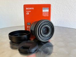 Objektiv Sony 24mm f2.8 G (SEL24F28G), neuwertig!