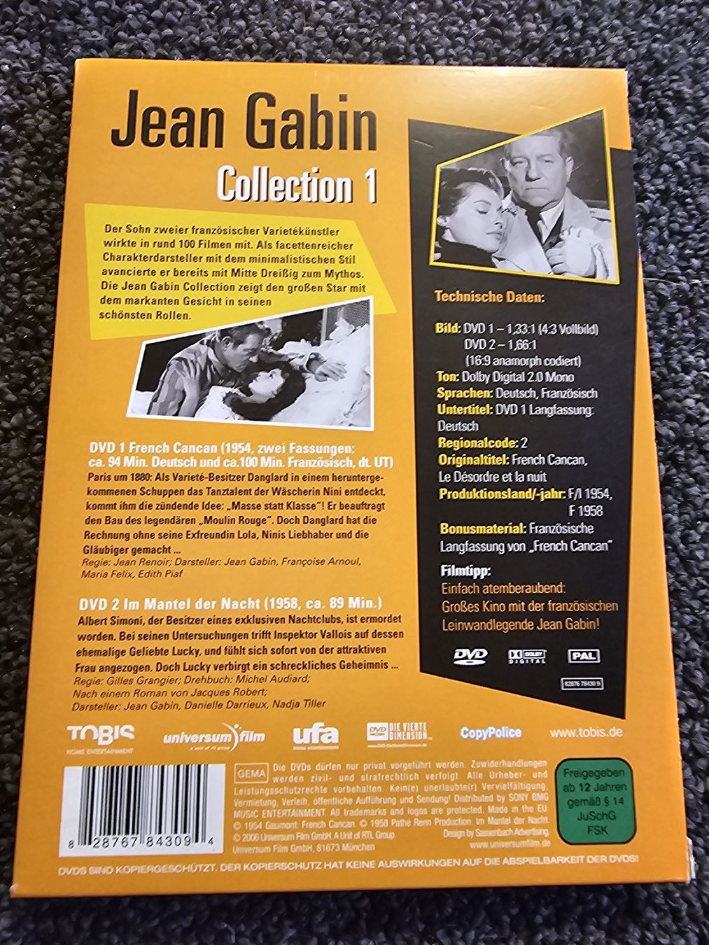 Tutti i DVDs: Jean Gabin Collection 1  – Usato da Ruswil venduto da jan_bxl5 1