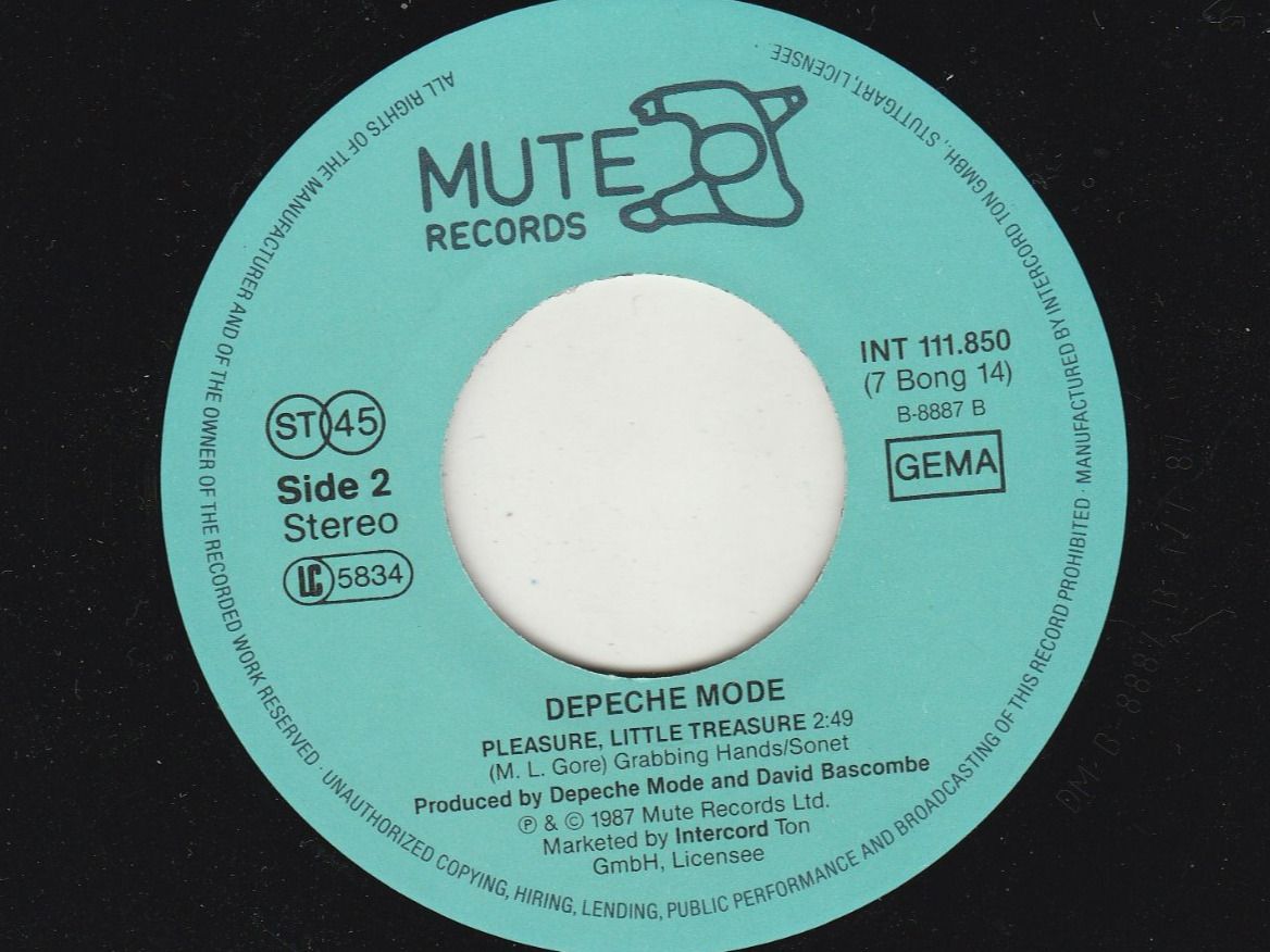 Schallplatten: Depeche Mode - Never let me down again 7" Vinyl 1987 – Gebraucht aus Tübach von JamesStone 5